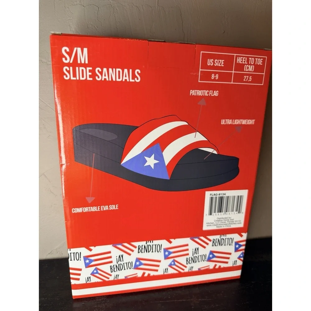 Puerto Rico Slides Sandals Chanclas